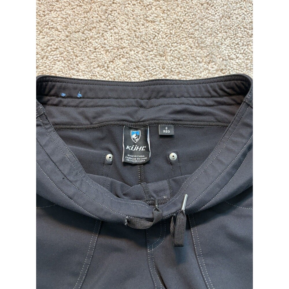 KUHL Mova Pants Women’s 6R Cargo Straight Stretch Outdoor Hiking Yoga Gorpcore - Picture 5 of 9